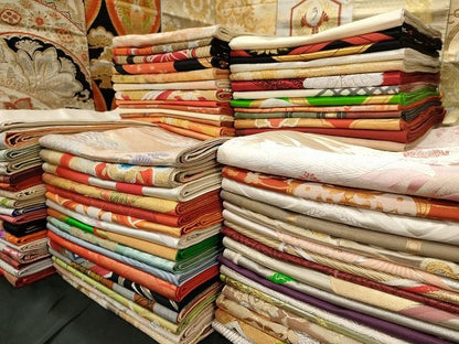 平和屋本店■袋帯 西陣 まとめて 100点 向かい鳳凰 向かい鶴 蝶 更紗 宝相華 服部織物謹製 手描き 金銀糸 着用可能多数 全て正絹 se0093