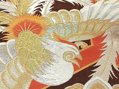 平和屋着物■袋帯 西陣 まとめて100点 鳳凰 向かい鶴 尾長鳥 向かい蝶 更紗 花柄 七宝 正倉院 駒刺繍 金銀糸 未使用品有 全て正絹 mmm1718