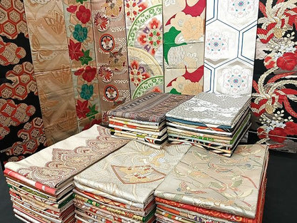 平和屋着物■袋帯 西陣 まとめて100点 鳳凰 鶴 馬 人物 蝶 更紗 花柄 七宝 正倉院 金銀糸 など 着用可能多数 未使用品有 全て正絹 mmm1717