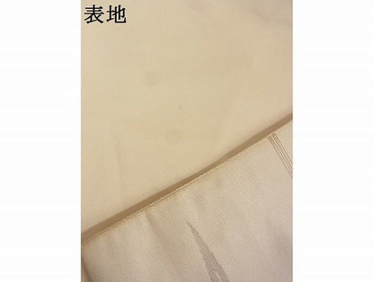 平和屋着物■六通柄袋帯 草木文 正絹 逸品 A-ta6837