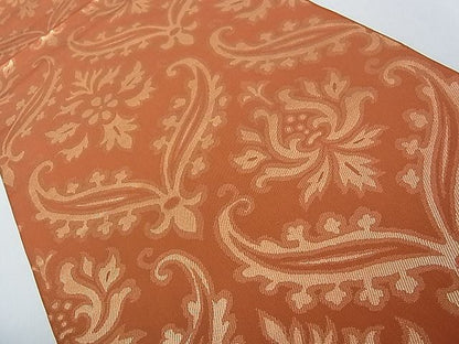 平和屋着物■六通柄袋帯　本袋帯　花唐草文　金糸　逸品　pn3713