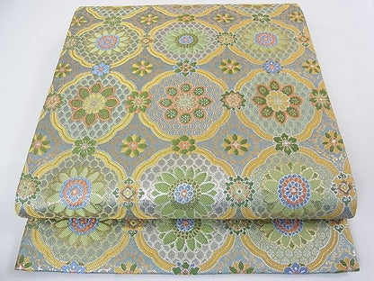 平和屋本店■極上　龍村晋謹製　全通柄袋帯　江華蜀紅錦　金銀糸　逸品　3kh1703 - 平和屋