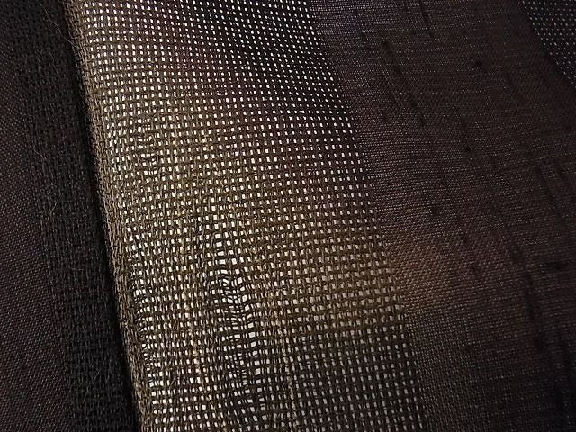 平和屋本店▽極上 十日町 名門青柳謹製 櫛引織 紋紗 長羽織 スリーシーズン 春夏秋 塵除け 正絹 逸品 3kk1693