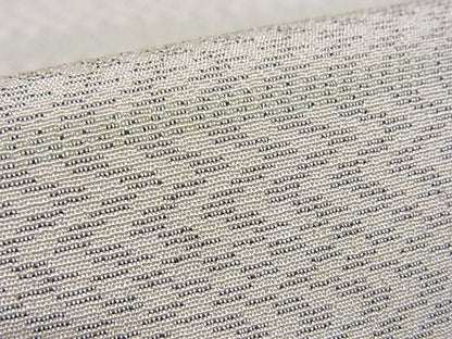 平和屋本店▽極上 本塩沢 やまだ織 単衣 横段霞文 証紙付き 着丈162cm 裄丈65cm 正絹 逸品 3kk2692