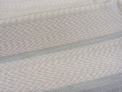 平和屋本店▽極上 本塩沢 やまだ織 単衣 横段霞文 証紙付き 着丈162cm 裄丈65cm 正絹 逸品 3kk2692