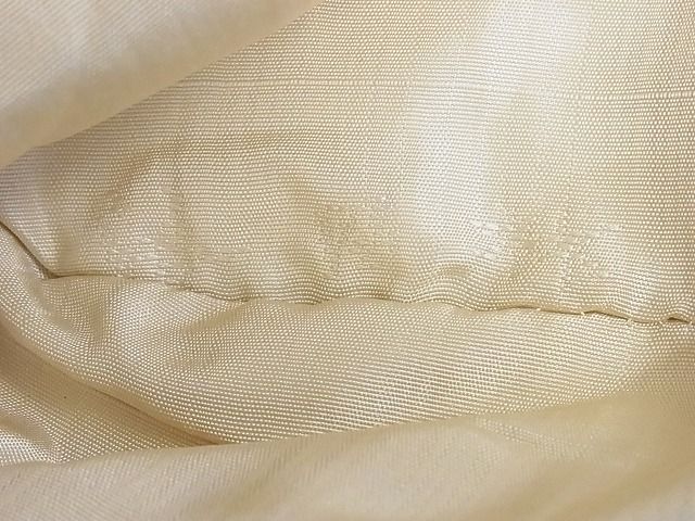 平和屋本店■極上 洛風林 工芸帯地 九寸名古屋帯 舞花文 金糸 正絹 逸品 3kk3042 - 平和屋