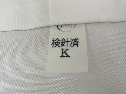 平和屋本店●最高級 人間国宝 北村武資 紬 羅文帛 縞 落款有 反端付 着丈168cm裄丈67.5cm 正絹未使用 3kk3302