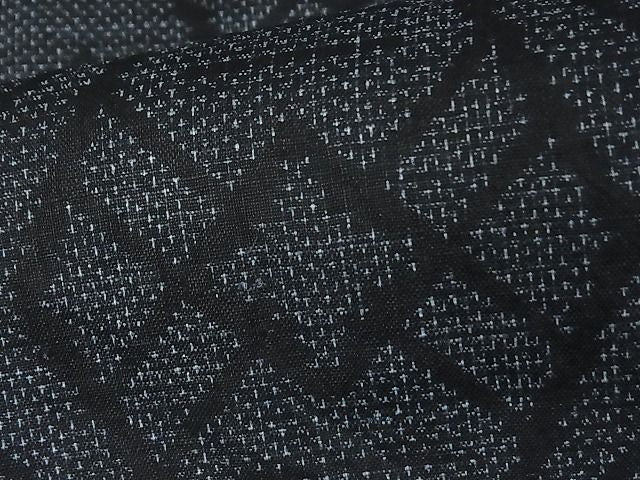 平和屋本店■極上　夏物　重要無形文化財　本場宮古上布　亀甲文　着丈162.5cm　裄丈66.5cm　苧麻　逸品　3kk3342