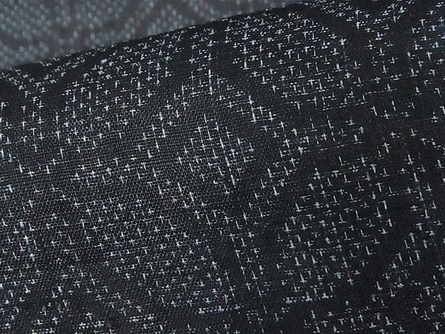 平和屋本店＊極上　夏物　重要無形文化財　本場宮古上布　七宝文　着丈161cm　裄丈64cm　苧麻　逸品　3kk3369