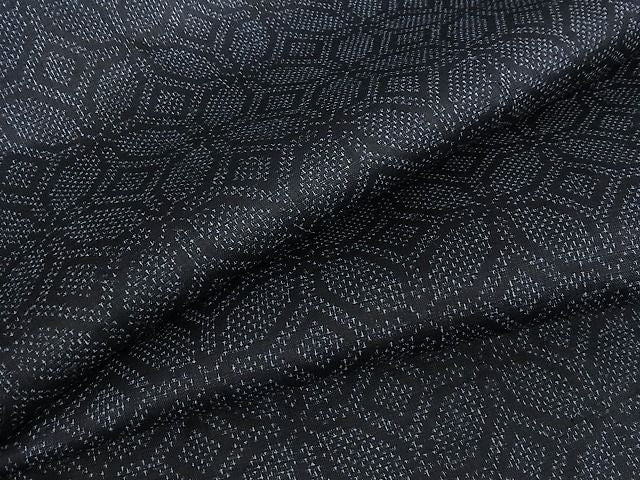 平和屋本店＊極上　夏物　重要無形文化財　本場宮古上布　七宝文　着丈161cm　裄丈64cm　苧麻　逸品　3kk3369