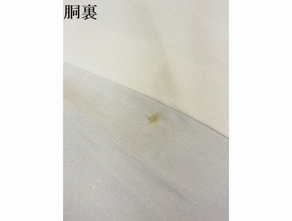 平和屋本店●極上 本場結城紬 重要無形文化財 奥順 色無地 鉄御納戸色 証紙付き 着丈159cm 裄丈66cm 正絹 逸品 未使用 4kk4040