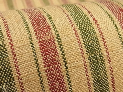 平和屋本店■極上　伊兵衛織　工芸手織　九寸名古屋帯　縞　正絹　逸品　未使用　3kk4684 - 平和屋