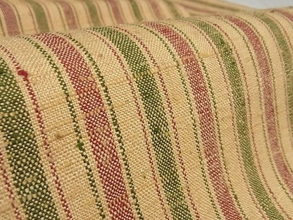 平和屋本店■極上　伊兵衛織　工芸手織　九寸名古屋帯　縞　正絹　逸品　未使用　3kk4684 - 平和屋