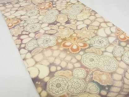 平和屋本店■最高級　初代　久保田一竹　幻の辻が花　太鼓柄袋帯 絞り 正絹 逸品 3kk4720 - 平和屋