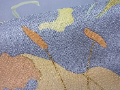 平和屋本店■極上 ジャパンオートクチュール 渡辺雪三郎 訪問着 刺繍 百合 金彩 逸品3s20170