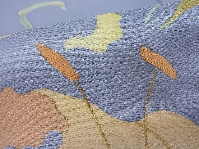 平和屋本店■極上 ジャパンオートクチュール 渡辺雪三郎 訪問着 刺繍 百合 金彩 逸品3s20170