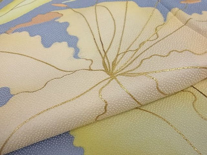 平和屋本店■極上 ジャパンオートクチュール 渡辺雪三郎 訪問着 刺繍 百合 金彩 逸品3s20170
