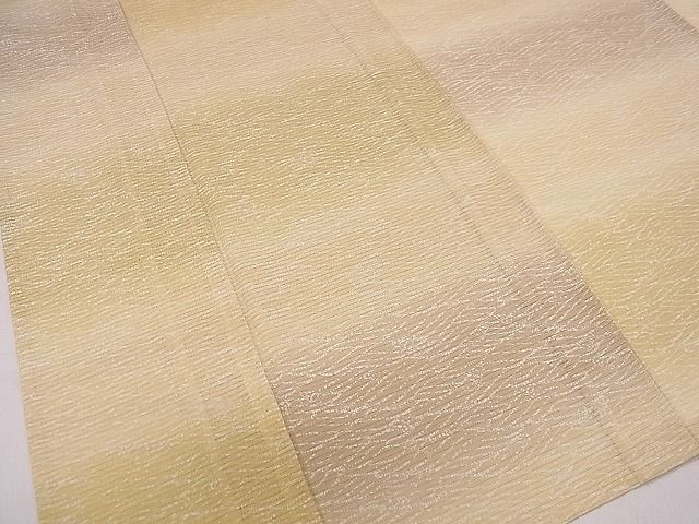平和屋本店■極上　夏物　洗える最高級着物　＜英＞はなぶさ謹製　小紋　絽　立波文　暈し染め　3s30254