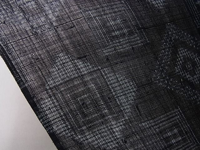 平和屋本店＊極上 夏物 重要無形文化財 本場宮古上布 菱吉祥文 苧麻 逸品 3s30298