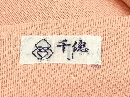 平和屋本店■極上　創業460年・千總　訪問着　駒刺繍　風景花文　暈し染め　金彩　&amp;#32385;色地　正絹　逸品　KAAA1755kk5 - 平和屋