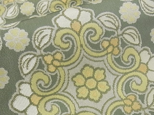平和屋本店■最高級　人間国宝　北村武資　経錦　六通柄袋帯　正倉院花紋　共箱付き　正絹　逸品　4kk0373 - 平和屋