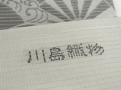 平和屋本店■極上　夏物　西陣　川島織物　九寸名古屋帯　片輪車　正絹　逸品　4kk10005 - 平和屋