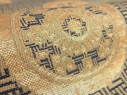 平和屋本店■最高級　龍村平蔵製　六通柄　本袋帯　糸屋金襴　金糸　正絹　逸品　4kk10127 - 平和屋
