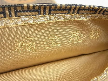 平和屋本店■最高級　龍村平蔵製　六通柄　本袋帯　糸屋金襴　金糸　正絹　逸品　4kk10127 - 平和屋