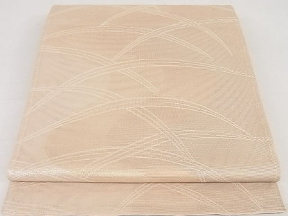 平和屋着物■夏物 六通柄袋帯 芝文 金銀糸 正絹 逸品 A-ms558