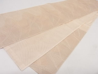 平和屋着物■夏物 六通柄袋帯 芝文 金銀糸 正絹 逸品 A-ms558