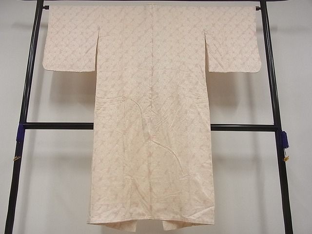 平和屋着物■長襦袢 袷 絞り 菊尽くし地紋 暈し染 正絹 逸品 B-wt6010