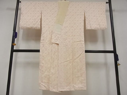 平和屋着物■長襦袢 袷 絞り 菊尽くし地紋 暈し染 正絹 逸品 B-wt6010