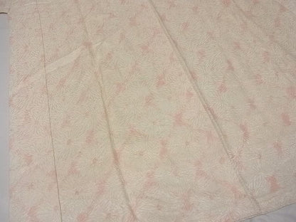 平和屋着物■長襦袢 袷 絞り 菊尽くし地紋 暈し染 正絹 逸品 B-wt6010