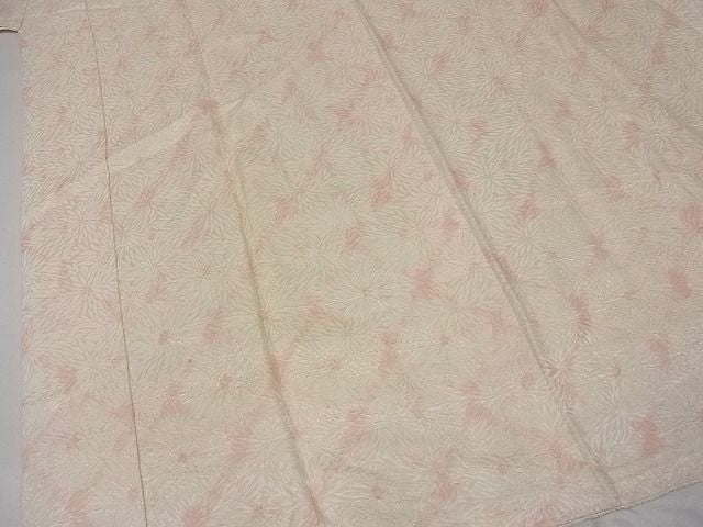 平和屋着物■長襦袢 袷 絞り 菊尽くし地紋 暈し染 正絹 逸品 B-wt6010