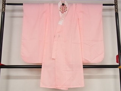 平和屋本店■極上　七五三　子供　女の子　7歳　祝着・襦袢セット　黒地　正絹　逸品　KAAA1416kk4 - 平和屋