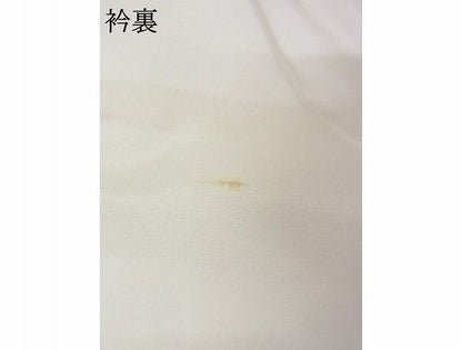 平和屋本店●極上　創業460年・千總　振袖　駒刺繍　花鳥風景文　暈し染め　金彩　正絹　逸品　KAAA0890kk4