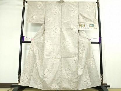 平和屋本店■極上　本場大島紬　白大島　9マルキ　160亀甲　桑原謹製　証紙付き　逸品　未使用　DZAA2044kh4 - 平和屋