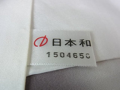 平和屋本店■極上　本場大島紬　訪問着　9マルキ　恵大島紬織物謹製　更紗花文　証紙付き　逸品　DZAA0740kh4 - 平和屋