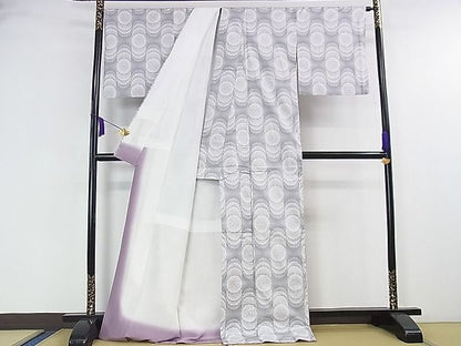 平和屋本店■極上　本場大島紬　白大島　9マルキ　正倉院花重ね　逸品　DZAA1202kh4 - 平和屋