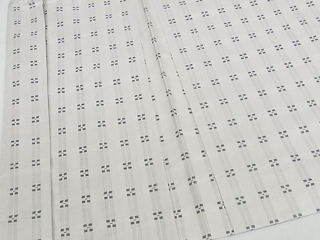 平和屋本店■極上　本場大島紬　長羽織　白大島　9マルキ　手織り　証紙付き　正絹　逸品　KAAA1179kk4 - 平和屋