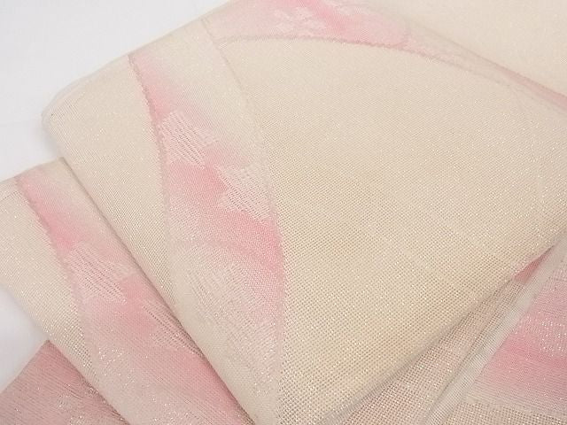 平和屋着物■夏物 六通柄袋帯 舞花文 A-ms705