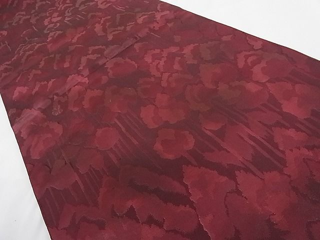 平和屋着物■六通柄袋帯 樹林文 正絹 逸品 A-tn2366
