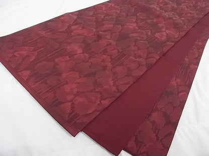 平和屋着物■六通柄袋帯 樹林文 正絹 逸品 A-tn2366