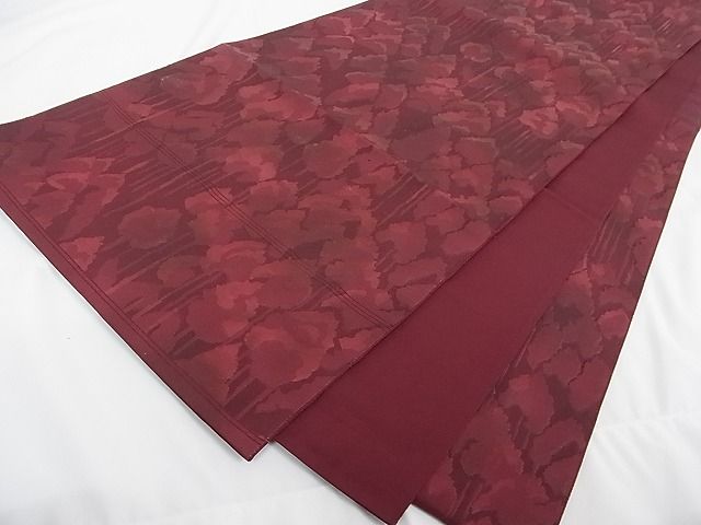 平和屋着物■六通柄袋帯 樹林文 正絹 逸品 A-tn2366