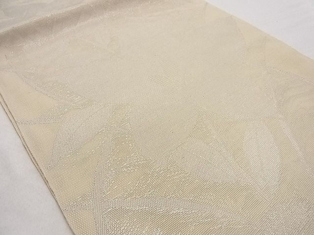 平和屋着物■夏物　六通柄　本袋帯　桔梗文　銀糸　正絹　逸品　B-ph6341