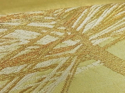 平和屋着物■太鼓柄袋帯 松葉文 金糸 逸品 ng2536
