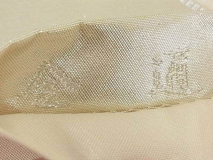 平和屋着物■全通柄袋帯 雲取り文 銀糸 正絹 逸品 A-gk018