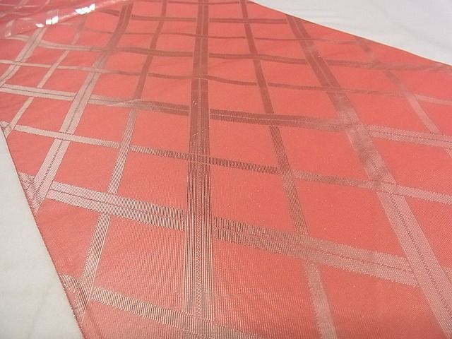 平和屋着物■六通柄袋帯 唐織 華小袖 銀糸 三越扱い 正絹 逸品 A-pf5147