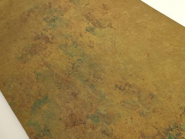 平和屋着物◎六通柄袋帯 箔あそび 金糸 引箔 正絹 逸品 AAAD0393ru