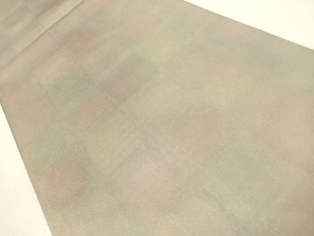 平和屋着物◎霞 陶漆箔 六通柄袋帯 正絹 逸品 AAAG6315Bwt